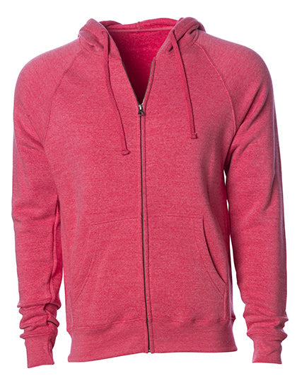 Unisex Midweight Special Blend Raglan Zip Hood