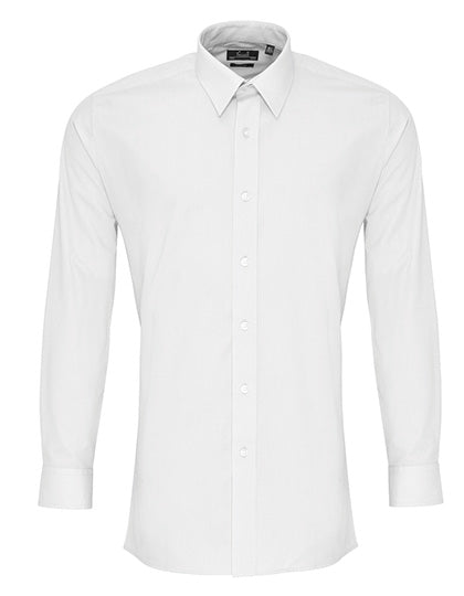 Men´s Long Sleeve Fitted Poplin Shirt