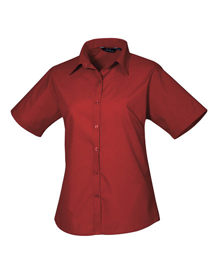 Women´s Poplin Short Sleeve Blouse
