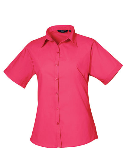 Women´s Poplin Short Sleeve Blouse