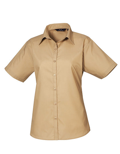 Women´s Poplin Short Sleeve Blouse