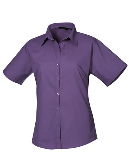 Women´s Poplin Short Sleeve Blouse