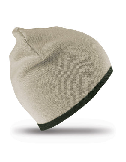Soft Feel Cuffless Reversible Beanie