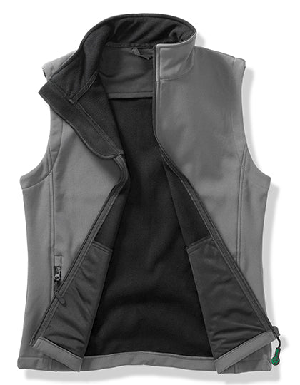 Women´s Printable Softshell Bodywarmer with Recycled Fleece Inner