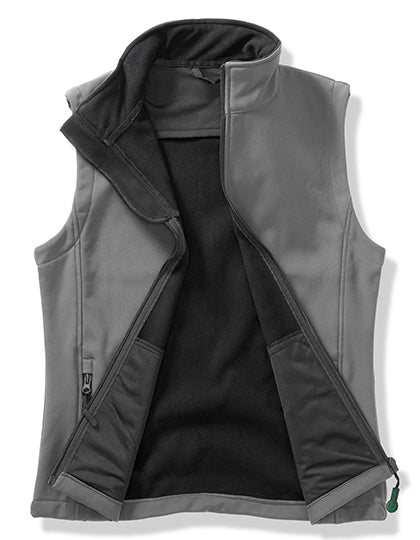 Men's Printable Softshell Bodywarmer with Recycled Fleece Inner