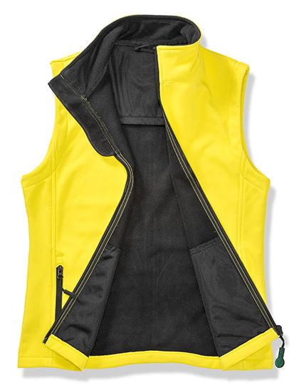 Men's Printable Softshell Bodywarmer with Recycled Fleece Inner