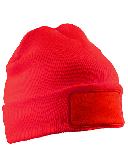 Recycled Double Knit Printers Beanie