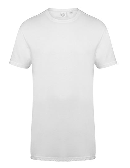 Men´s Longline T-Shirt With Dipped Hem