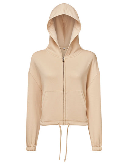Women´s Recycled Drawstring Full-Zip Hoodie