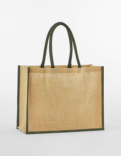 Natural Starched Jute Classic Shopper