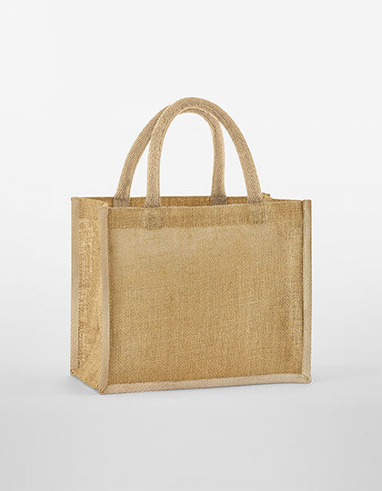 Natural Starched Jute Midi Bag