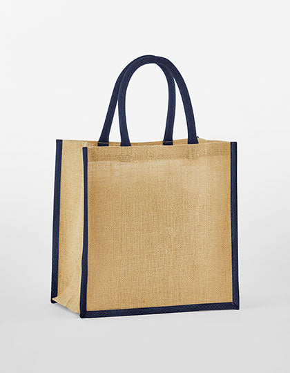 Natural Starched Jute Mini Gift Bag