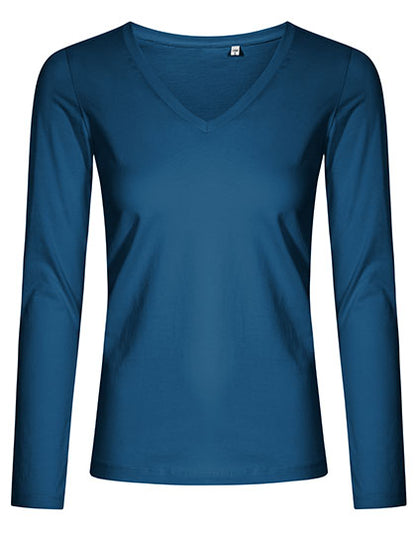 Women´s V-Neck T-Shirt Long Sleeve