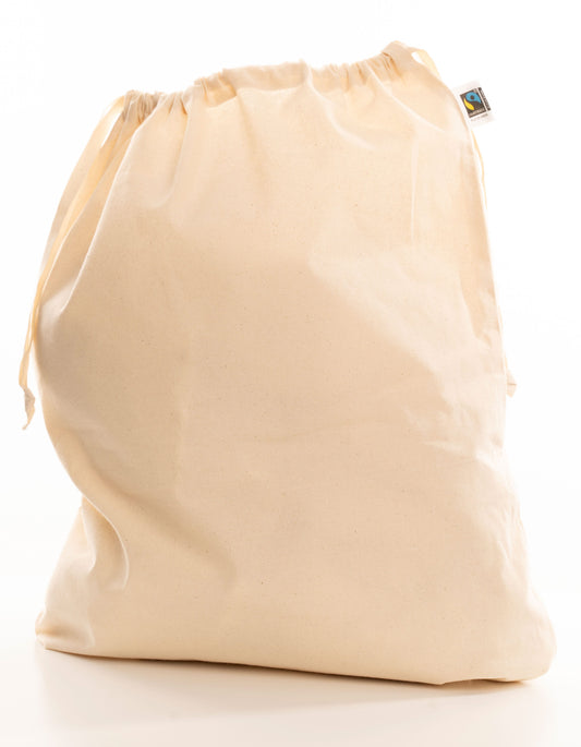Small Fairtrade Cotton Stuff Bag