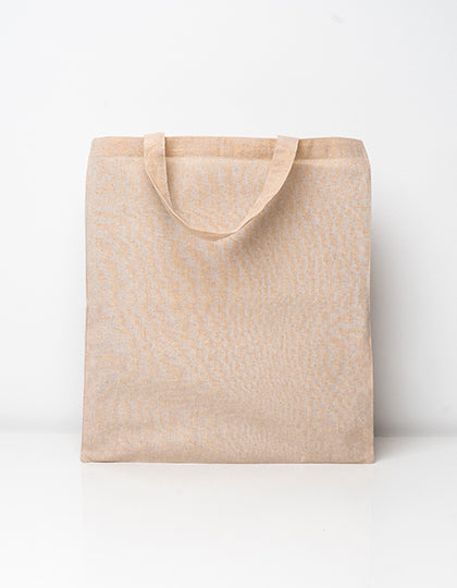 Cotton Bag Natural Short Handles