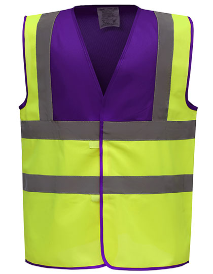 Hi-Vis 2 Bands & Braces Waistcoat