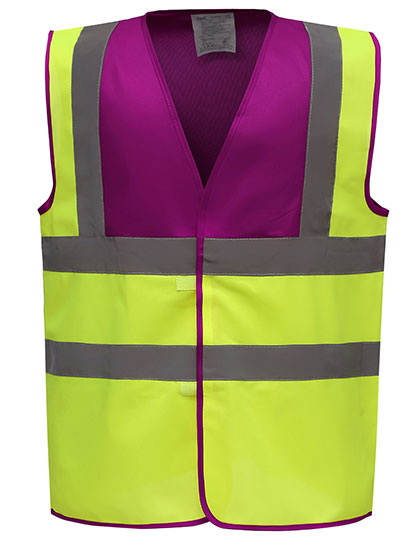Hi-Vis 2 Bands & Braces Waistcoat