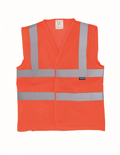 Hi-Vis Top Cool Recycled Open Mesh Waistcoat