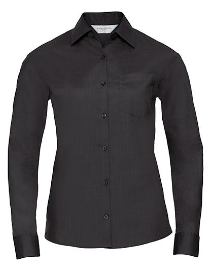 Ladies´ L/S Poly-Cotton Easy Care Poplin Shirt