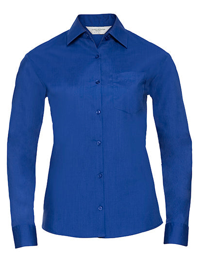 Ladies´ L/S Poly-Cotton Easy Care Poplin Shirt