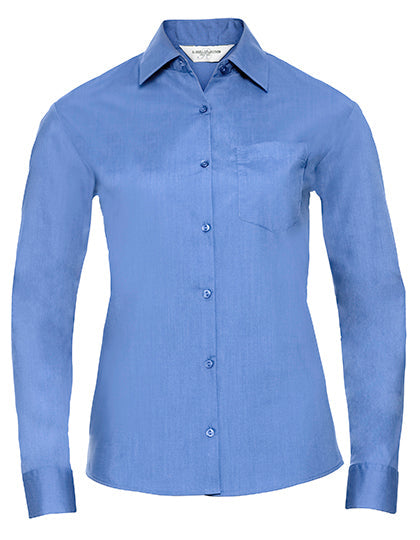 Ladies´ L/S Poly-Cotton Easy Care Poplin Shirt