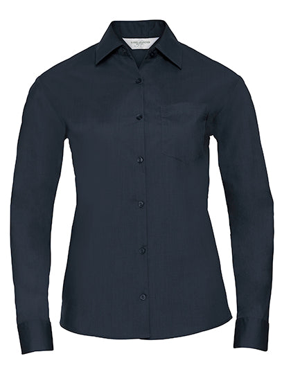 Ladies´ L/S Poly-Cotton Easy Care Poplin Shirt