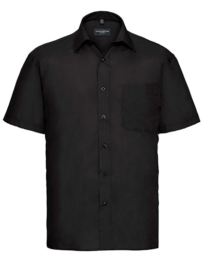 Men´s Short Sleeve Poly-Cotton Easy Care Poplin Shirt