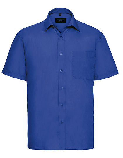 Men´s Short Sleeve Poly-Cotton Easy Care Poplin Shirt