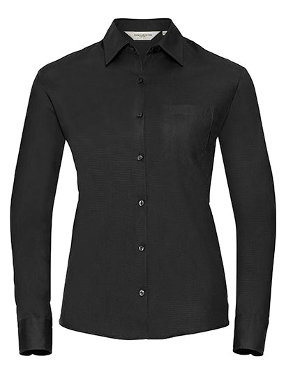 Ladies´ L/S Pure Cotton Easy Care Poplin Shirt