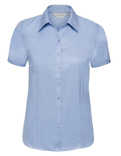 Ladies´ Short Sleeve Herringbone Shirt